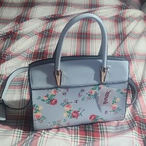 Floral Blue Handbag